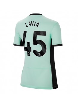 Chelsea Romeo Lavia #45 Ausweichtrikot für Frauen 2023-24 Kurzarm